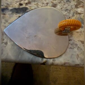Art Deco Chrome Chase Cake Server
